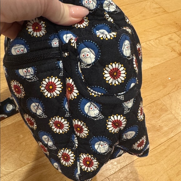 Vera Bradley Shoulder Crossbody Bag in the Retired “Night Owl” Print - Picture 4 of 9
